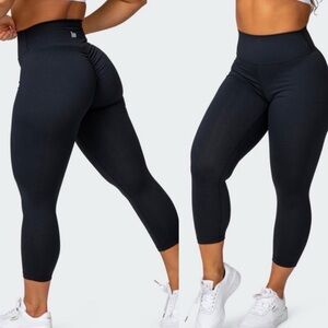 High-Waisted Black Leggings